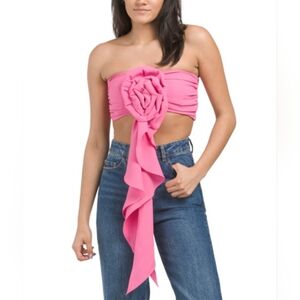 Torn by Ronny Kobo pink Max top size XS NWT